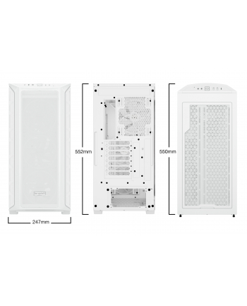 Obudowa do komputera be quiet! Shadow Base 800 FX Biała (BGW64)