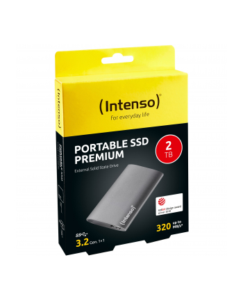 Intenso Zewnętrzny dysk SSD 2000 GB Aluminium, Antracyt (3823470)