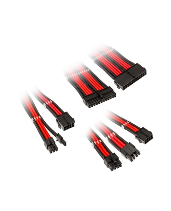 Kolink Core Adept Braided Cable Extension Kit - Black/Red (COREADEPTEKBRD)