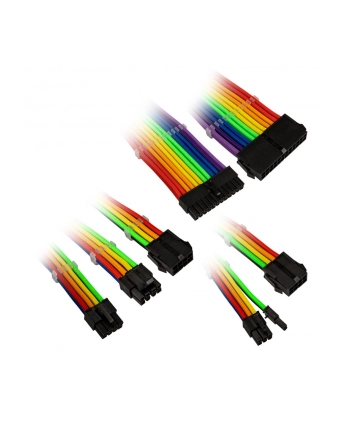 Kolink Core Adept Braided Cable Extension Kit - Rainbow (COREADEPTEKRBW)