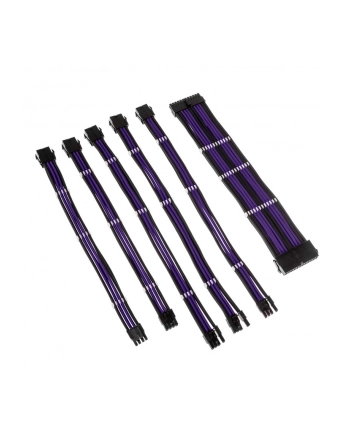 Kolink Core Adept Braided Cable Extension Kit - Jet Black/Titan Purple (COREADEPTEKBTP)