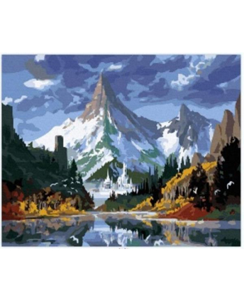 norimpex Malowanie po numerach 40x50cm Zamek w górach 1008501