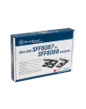 SILVERSTONE TECHNOLOGY SILVERSTONE SST-SA011 - WEWNĘTRZNY MINI SAS 26-PINOWY SFF8087 DO ZEWNĘTRZNEJ 36-PINOWEJ SFF8088 OM PCI-E UCHWYT NA KARTĘ  () - nr 3