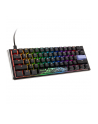 Klawiatura gamingowa Ducky ONE 3 Classic Mini MX-Silent-Red RGB LED US czarno-biała, mechaniczna - nr 1