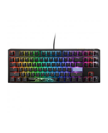 Klawiatura gamingowa Ducky ONE 3 Classic TKL MX-Black RGB LED US czarno-biała, mechaniczna