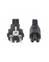 Kabel zasilający koniczynka Manhattan Schuko/C5 1m czarny - nr 4