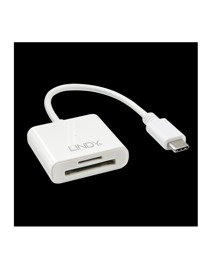 Czytnik kart pamięci LINDY SD/MicroSD USB 3.0 Typu-C główny