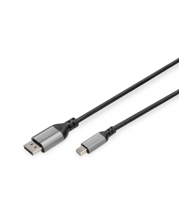 Kabel adapter DIGITUS PREMIUM miniDisplayPort - DisplayPort 8K 60Hz miniDP/DP M/M 1m