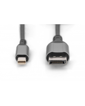 Kabel adapter DIGITUS PREMIUM miniDisplayPort - DisplayPort 8K 60Hz miniDP/DP M/M 2m