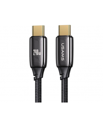 Kabel USB Usams U82 USB-C/USB-C 240W PD 3.1 Fast Charging 2m czarny