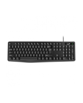 Klawiatura przewodowa Genius KB-117 Offcie black, Full size, odporna na zalanie