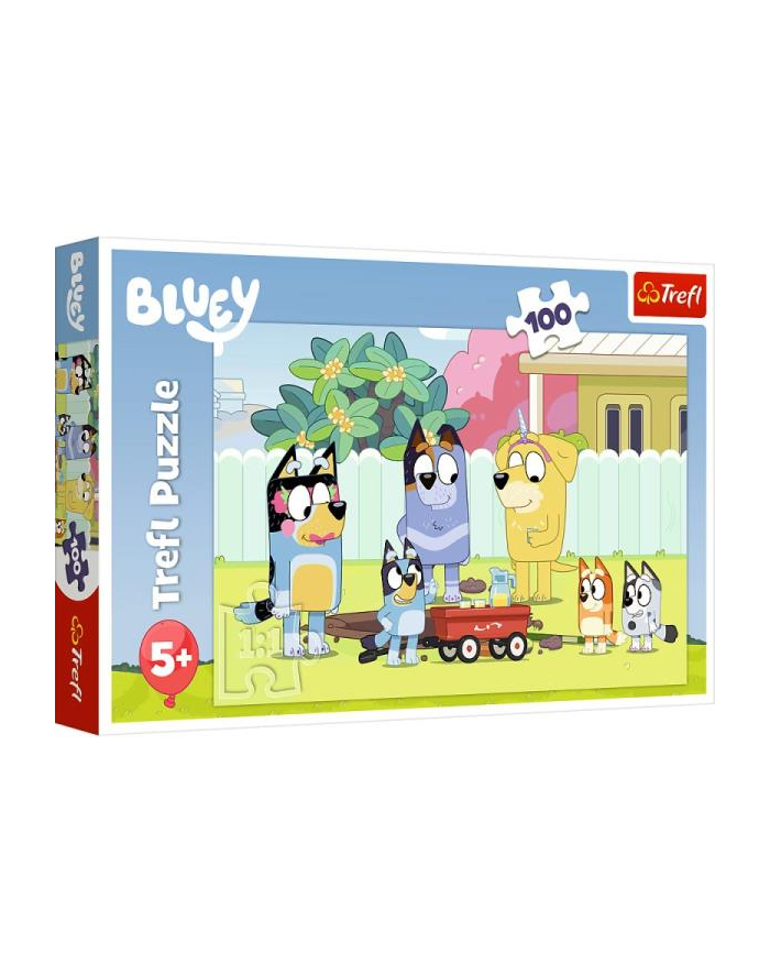 Puzzle 100el Wesoły świat Bluey 16471 TREFL główny