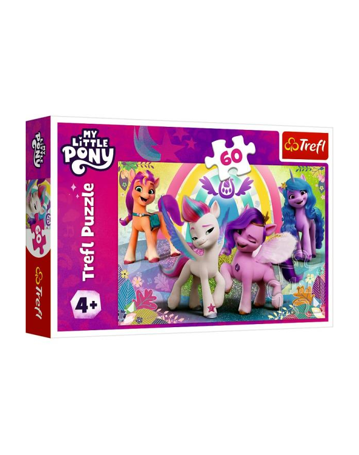 Puzzle 60el W świecie przyjaźni. My Little Pony 17390 TREFL główny