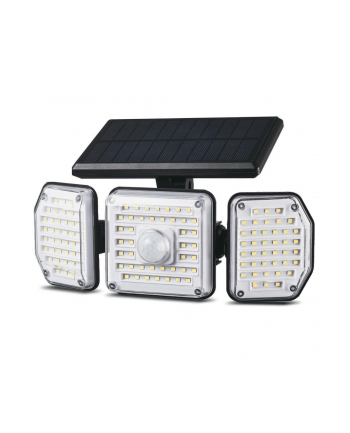 MACLEAN SOLARNA LAMPA LED Z CZUJNIKIEM RUCHU IP65 4W 3 TRYBY PRACY MCE615