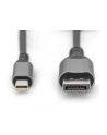 Kabel adapter DIGITUS PREMIUM miniDisplayPort - DisplayPort 8K 60Hz miniDP/DP M/M 2m - nr 12