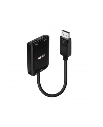 Konwerter DisplayPort do 2xHDMI LINDY MST czarny nr 1