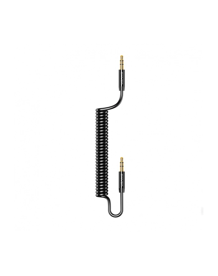 Kabel Audio Usams SJ256 Jack 3,5mm Spring 1,2m czarny główny