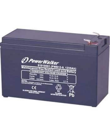 powerwalker Akumulator żelowy do UPS 12V/9AH 91010091 nr 2