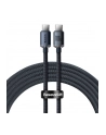 Kabel przewód USB-C PD 2.0 200cm Baseus Crystal CAJY000701 Quick Charge 3.0 5A z obsługą szybkiego ładowania 100W - nr 3