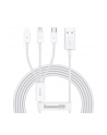 Kabel przewód USB 3w1 - USB-C, Lightning, micro USB 150cm Baseus CAMLTYS-02 do 3,5A - nr 14