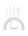 Kabel przewód USB 3w1 - USB-C, Lightning, micro USB 150cm Baseus CAMLTYS-02 do 3,5A - nr 5