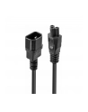 Przedłużacz kabla zasilającego LINDY C5 - C14 2m Black - nr 1