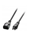Przedłużacz kabla zasilającego LINDY C5 - C14 2m Black - nr 4