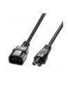Przedłużacz kabla zasilającego LINDY C5 - C14 2m Black - nr 8