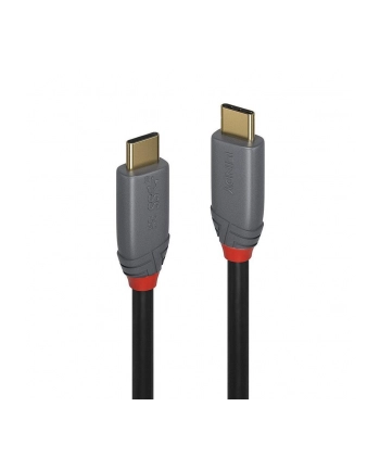 Kabel USB 3.2 LINDY Type C/C M/M Anthra Line PD 3.0 1,5m czarny nr 1