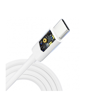 Kabel USB 3mk Hyper Silicone Cable USB-C to USB-C 100W biały