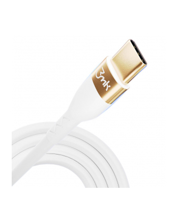 Kabel USB 3mk Hyper Silicone Cable USB-C to USB-C 100W biały