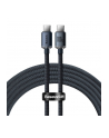 Kabel przewód USB-C PD 2.0 200cm Baseus Crystal CAJY000701 Quick Charge 3.0 5A z obsługą szybkiego ładowania 100W - nr 3