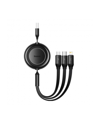 Kabel przewód USB 3w1 - USB-C, Lightning, micro USB 110cm Baseus CAMJ010001 do 3,5A