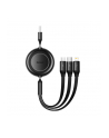 Kabel przewód USB 3w1 - USB-C, Lightning, micro USB 110cm Baseus CAMJ010001 do 3,5A - nr 3