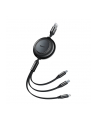 Kabel przewód USB 3w1 - USB-C, Lightning, micro USB 110cm Baseus CAMJ010001 do 3,5A - nr 6