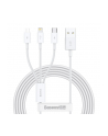 Kabel przewód USB 3w1 - USB-C, Lightning, micro USB 150cm Baseus CAMLTYS-02 do 3,5A - nr 5