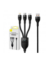 Kabel przewód USB 3w1 - USB-C, micro USB, Lightning 120cm Baseus CASS030001 - nr 2