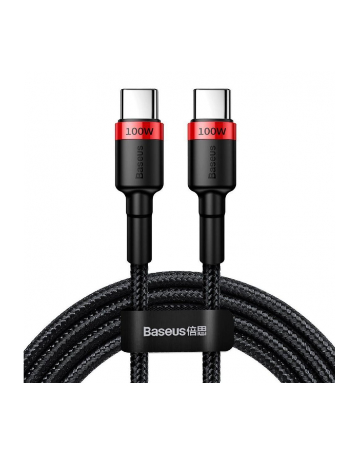 Kabel przewód USB-C PD 2.0 200cm Baseus Cafule CATKLF-AL91 Quick Charge 3.0 5A z obsługą szybkiego ładowania 100W główny