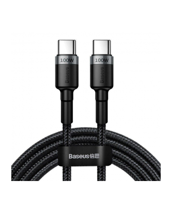 Kabel USB-C PD 2.0 200cm Baseus Cafule CATKLF-ALG1 Quick Charge 3.0 5A z obsługą szybkiego ładowania 100W