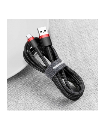 Kabel przewód USB - USB-C / Typ-C 300cm Baseus Cafule CATKLF-U91 Quick Charge 3A z obsługą szybkiego ładowania