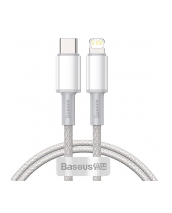 Kabel przewód USB-C / Typ-C - Lightning / iPhone 100cm Baseus CATLGD-02 z obsługą szybkiego ładowania 20W PD