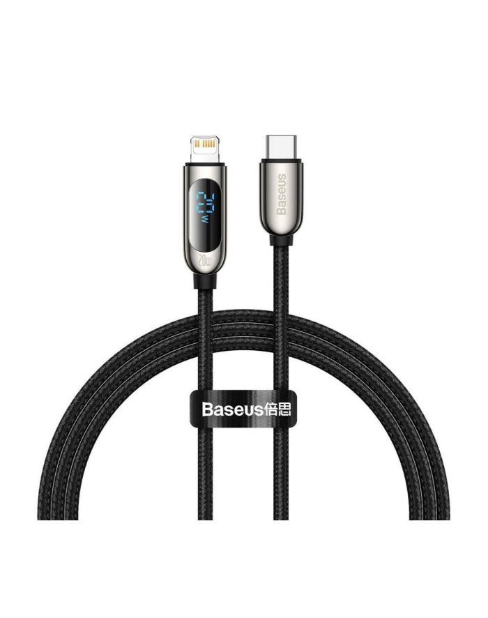 Kabel przewód USB-C / Typ-C - Lightning / iPhone 100cm Baseus Display CATLSK-01 z obsługą szybkiego ładowania 20W PD główny