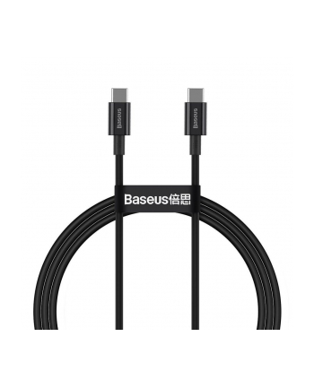 Kabel przewód USB-C PD 2.0 100cm Baseus Superior CATYS-B01 Quick Charge 3.0 5A z obsługą szybkiego ładowania 100W