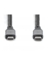 Kabel połączeniowy DIGITUS PREMIUM USB 4.0 Typ USB C/USB C M/M 40Gbps PD 3.0 100W 8K 60Hz czarny nylon 1m - nr 12