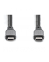 Kabel połączeniowy DIGITUS PREMIUM USB 4.0 Typ USB C/USB C M/M 20Gbps PD 3.0 60W 4K 60Hz czarny nylon 3m - nr 16