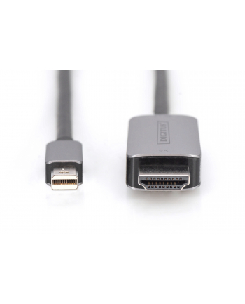 Kabel adapter DIGITUS PREMIUM miniDisplayPort 1.4 - HDMI 8K 60Hz miniDP/HDMI M/M 1m