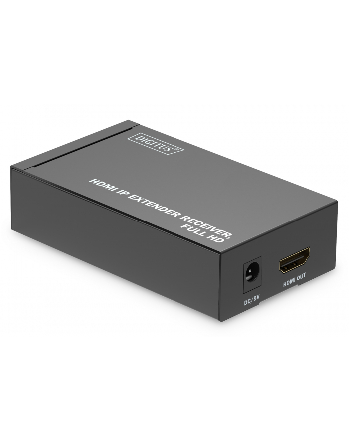 Przedłużacz/Extender DIGITUS HDMI 1080p 60Hz 120m po skrętce kat.6 HDCP 1.3 IR jednostka zdalna do DS-55517 główny