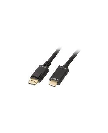 Kabel adapter LINDY DisplayPort - HDMI M/M 10.2G 1m czarny 4K UHD 30Hz nr 2