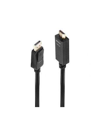 Kabel adapter LINDY DisplayPort - HDMI M/M 10.2G 3m czarny 4K UHD 30Hz