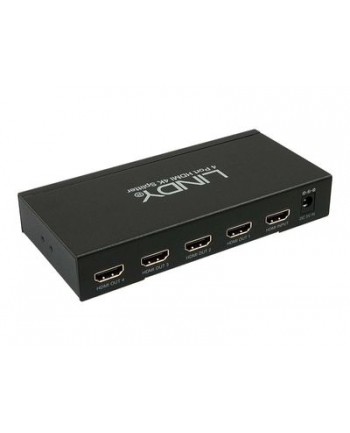 Splitter HDMI 1.4 LINDY 4-portowy 10.2G czarny